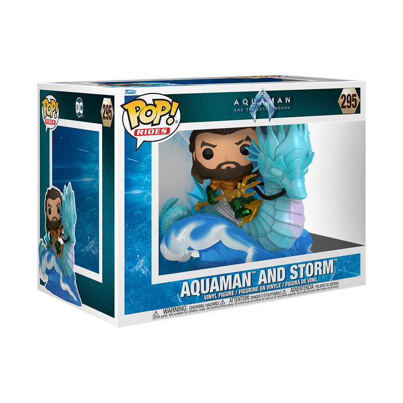 DC Comics POP! Rides Deluxe Aquaman & Storm