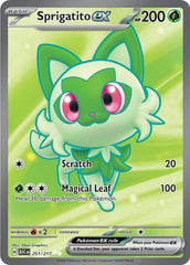 Sprigatito ex Holofoil