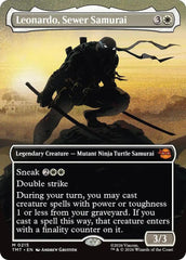 Leonardo, Sewer Samurai (Borderless) Foil