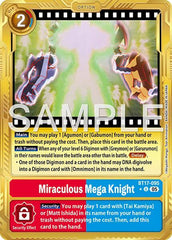 Miraculous Mega Knight (Gold Border) Foil