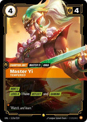 Master Yi, Tempered (Alternate Art) Foil