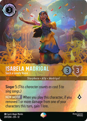 Isabela Madrigal - Such a Lovely Voice (Epic) Holofoil