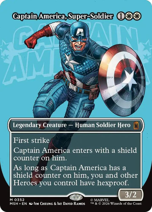 Captain America, Super-Soldier (Borderless) (0352) Normal