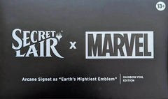 Secret Lair x Marvel: Arcane Signet as "Earth's Mightiest Emblem" - Rainbow Foil Edition Normal