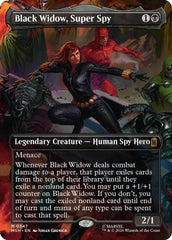 Black Widow, Super Spy (Borderless) (0347) Foil