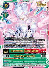 Rosemon: Burst Mode // Aguichant Levres Foil