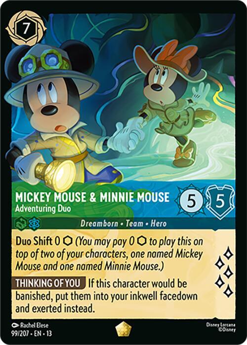 Mickey Mouse & Minnie Mouse - Adventuring Duo Normal