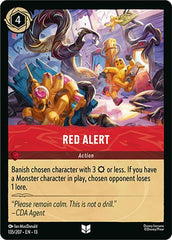 Red Alert Cold Foil