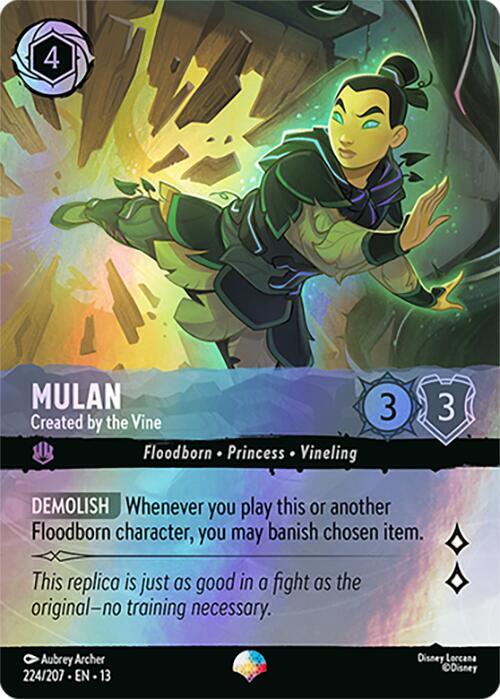 Mulan - Created by the Vine (Epic) Holofoil