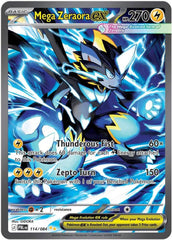 Mega Zeraora ex - 114/084 Holofoil