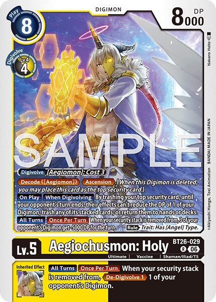 Aegiochusmon: Holy Foil
