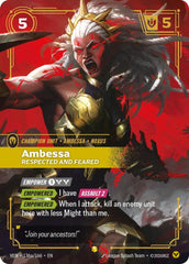 Ambessa, Respected and Feared (Alternate Art) Foil