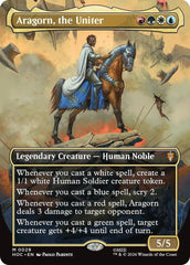 Aragorn, the Uniter (Borderless) Foil