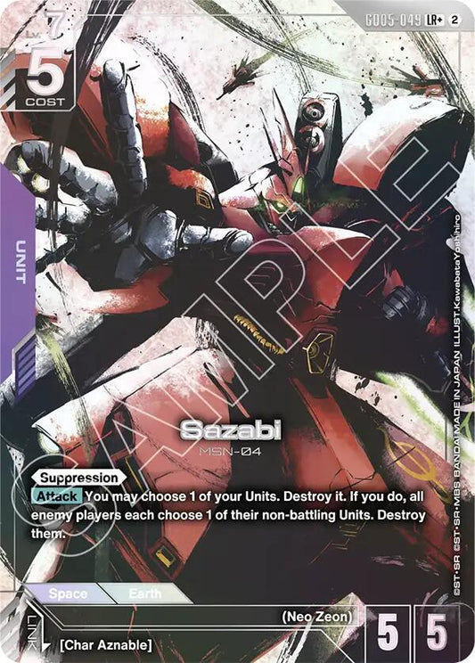 Sazabi (LR+) Holofoil