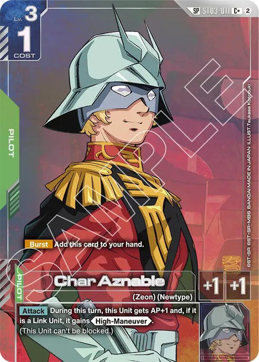 Char Aznable (C+) (SP) Holofoil