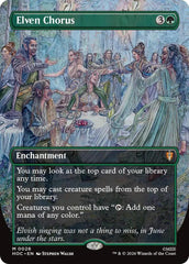 Elven Chorus (Borderless) Foil