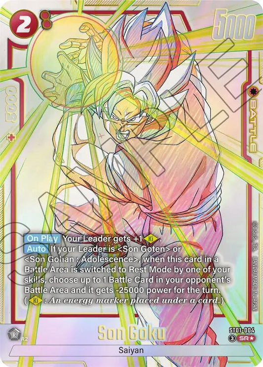 Son Goku - ST01-004 (Alternate Art) Holofoil