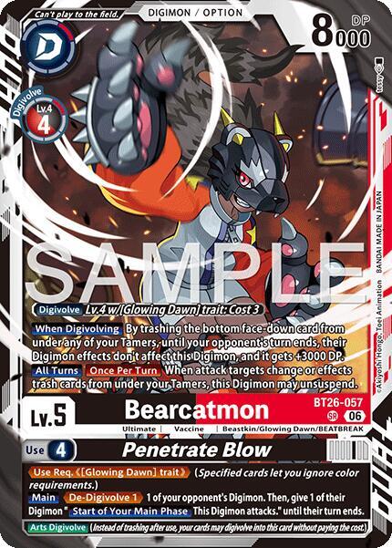 Bearcatmon // Penetrate Blow Foil