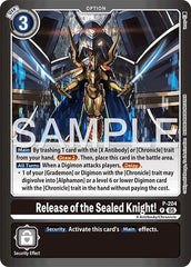Release of the Sealed Knight! Foil
