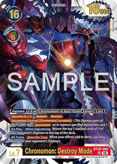 Chronomon: Destroy Mode Foil