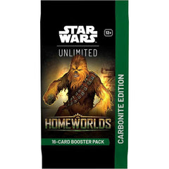 Star Wars Unlimited Homeworlds Carbonite Booster