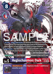 Aegiochusmon: Dark (Alternate Art) Foil