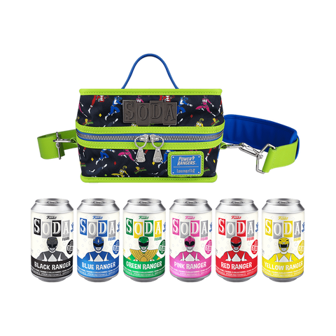 Funko POP! SODA POP Power Rangers 6-Pack w/ Cooler (Loungefly)