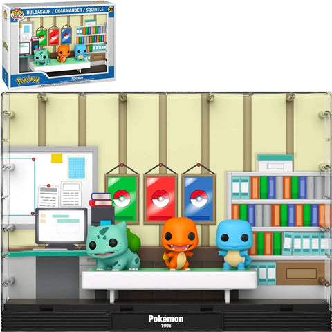 EE Exclusive Pokemon Bulbasaur/Charmander/Squirtle Deluxe Funko Pop! Moment #01