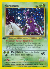 Heracross 1st Edition Holofoil