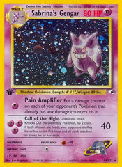 Sabrina's Gengar Unlimited Holofoil