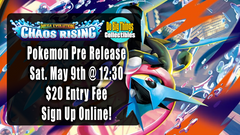 Pokemon Mega Evolutions -  Chaos Rising Pre Release Event