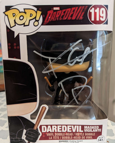 Funko POP! Daredevil (Masked Vigilante) w/ Charlie Cox Auto