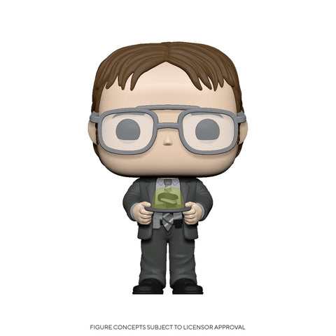 Funko POP! The Office Dwight Schrute (Jello Stapler) w/ Protector