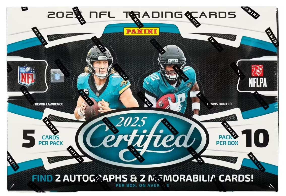 2025 NFL Panini Certified Hobby Box