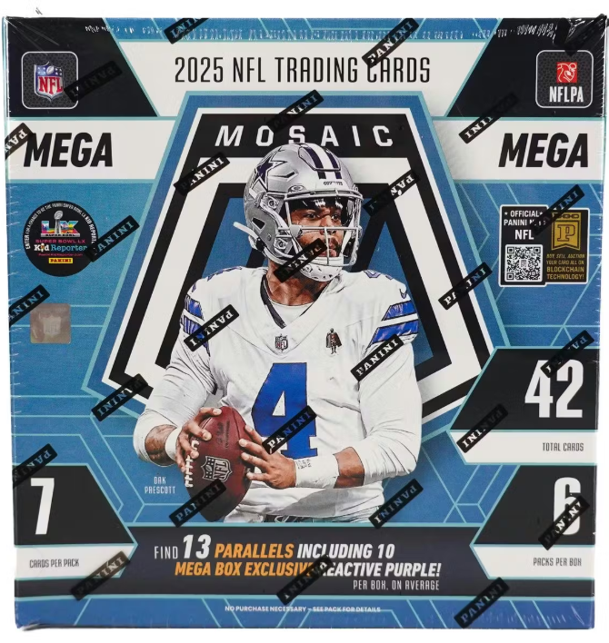 2025 NFL Panini Mosaic Mega Box