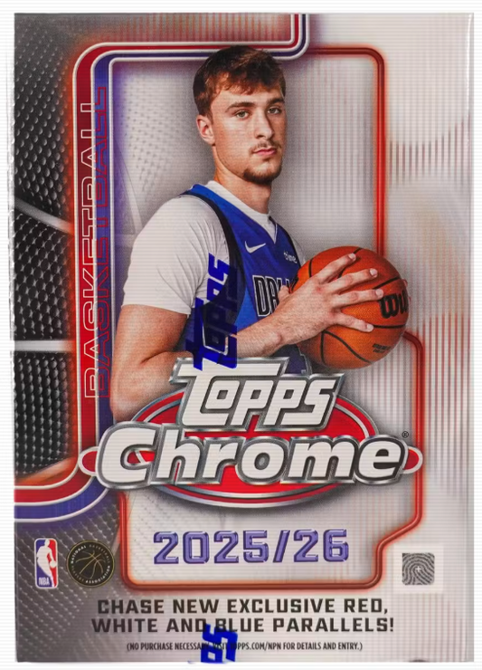 2025/26 Topps Chrome Basketball Hobby Blaster