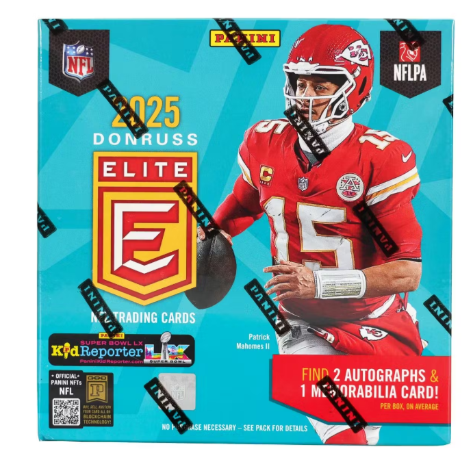 2025 NFL Donruss Elite Hobby Box