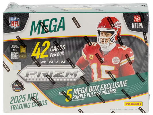 2025 NFL Panini Prizm Hobby Mega Box