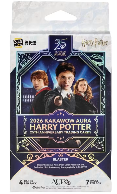 2026 Kakawow Phantom Harry Potter 25th Anniversary Blaster Box
