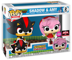 Funko Pop! Shadow & Amy 2 Pack (Flocked)(Target Con Sticker)