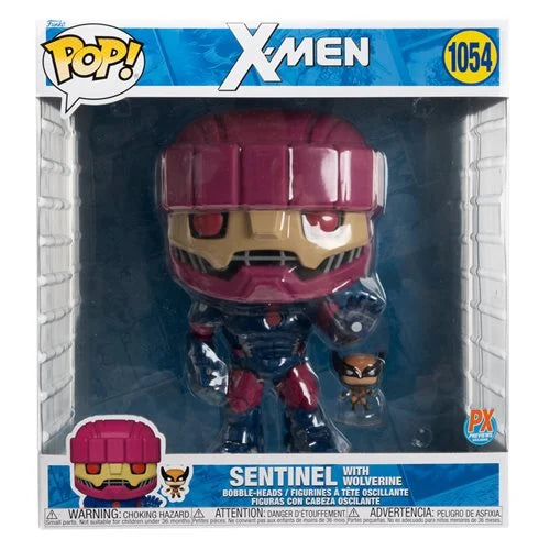 Funko POP! X-Men Sentinel with Wolverine Jumbo 10 inch