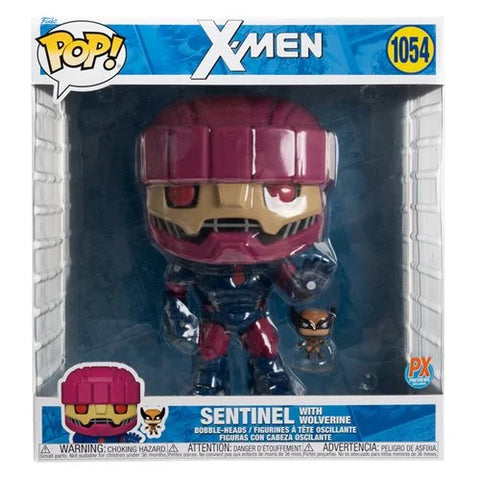 Funko POP! X-Men Sentinel with Wolverine Jumbo 10 inch