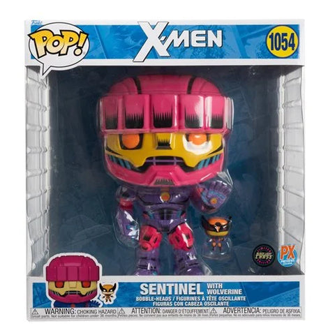 Funko POP! X-Men Sentinel with Wolverine Jumbo 10 inch