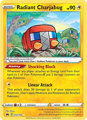 Radiant Charjabug Holofoil