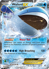 Wailord EX Holofoil