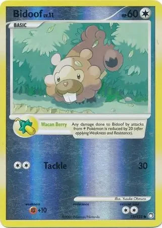 Bidoof Reverse Holofoil