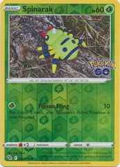 Spinarak (Peelable Ditto) Reverse Holofoil