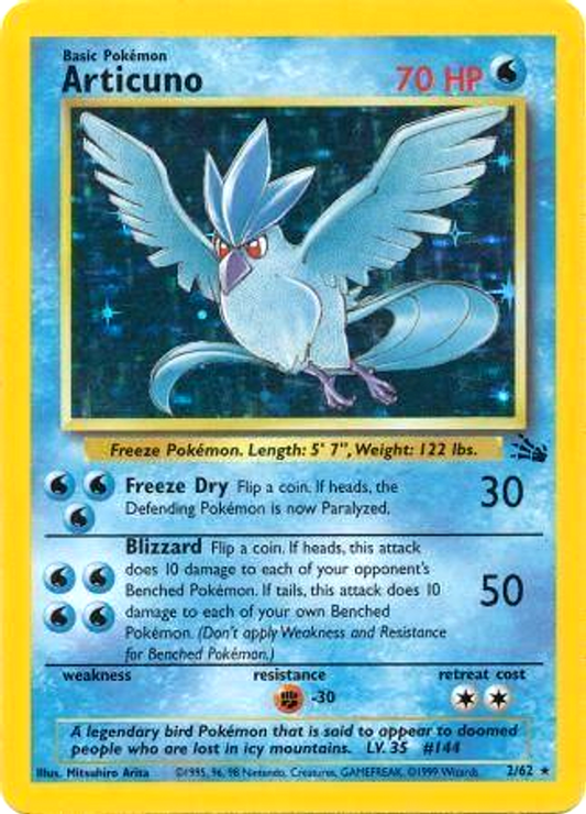 Articuno (2) Unlimited Holofoil